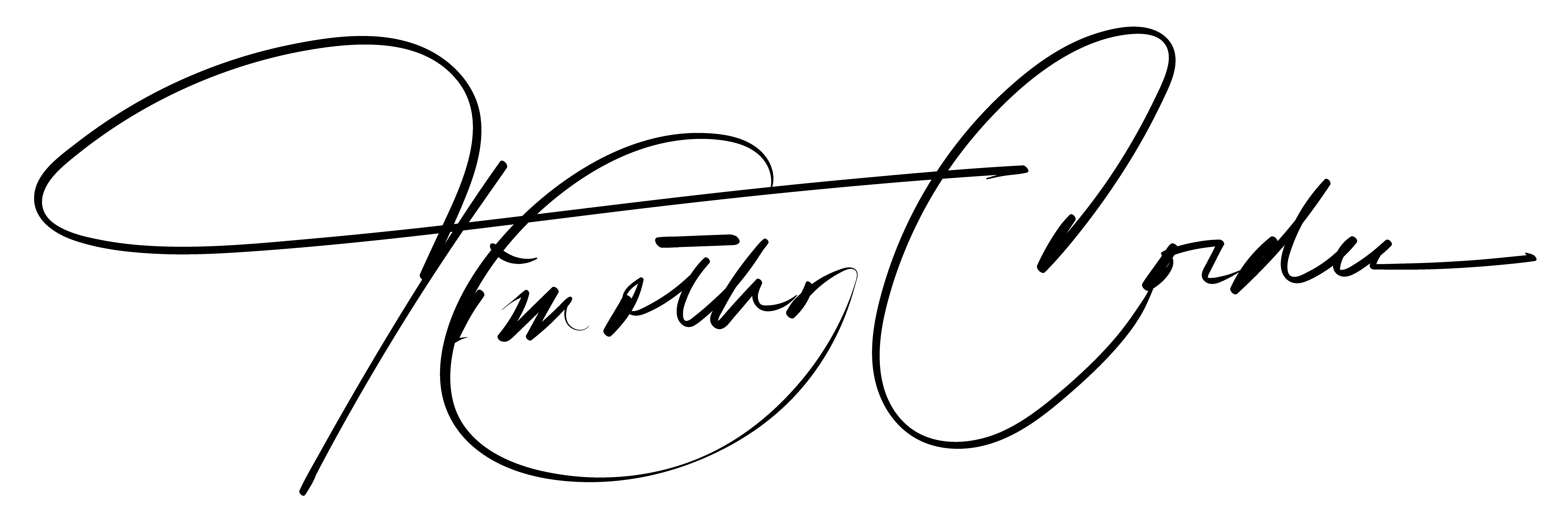Timothy Corder's signature